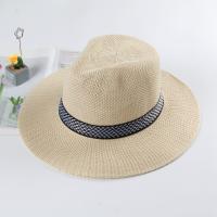 Sombrero para El Sol Hombre,Verano Paja Sol Sombrero de Paja, perfecto para hacer senderismo, Playa, cycling y montañismo. - details 5