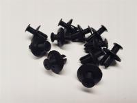 Clavos De Plástico Para Puerta 8mm Agujero Universal Negro Auto Retenci\u00f3n De Clip De Presi\u00f3n Accesorios De Automoci\u00f3n - details 1