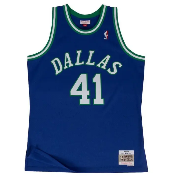 Camiseta Dirk Nowitzki Dallas Mavericks Retro Swingman Mitchell and Ness 1998-99 - 1