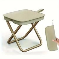 Pequeño Taburete Plegable Para Exteriores Estuche De Lápices Portátil Para Pesca Y Camping Asiento De Mano Para Viajes Y Ocio - details 0