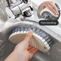 Cepillo De Limpieza Multifuncional Flexible Para Rincones Con Cepillo Suave Para Zapatos Cocina Baño Alfombra Limpieza Del Hogar - details 0