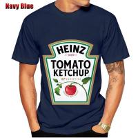 Camiseta De Tomate Heinz Moda Verano Para Hombres Y Mujeres Estilo Casual Hip-Hop Cuello Redondo Manga Corta Top Transversal - details 11
