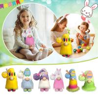 Adorno Decorativo De Pascua En Miniatura Nahuelhut Doll Gnome Con Conejo Ideal Para Decoración De Escritorio Pack De 1 - details 0