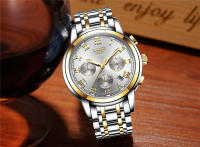 Reloj De Hombre LIGE 2024 Chronógrafo Deportivo De Lujo Marca Relojes De Cuarzo Acero Inoxidable Impermeable Con Manos Luminosas Y Calendario Completo - details 12