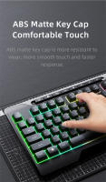 Teclado De Juego ONIKUMA G32 Con Teclas RGB Retroiluminadas Y Cubiertas Mate 104 Teclas Teclado De Membrana Para PC Gamer - details 4
