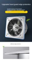 Ventilador De Extracción De Acero Inoxidable Para Baño Cocina Y Toilette Tubo De Ventilación De Pared Y Ventana 6''7'' - details 1