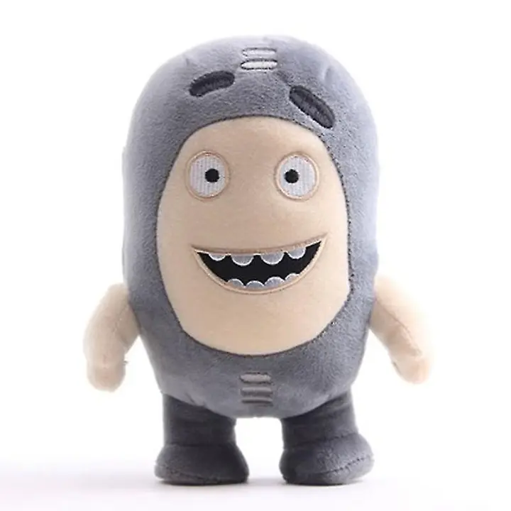 Peluche de Anime Oddbods de 24 cm con dibujos animados, juguete de peluche suave de monstruo del Tesoro de Los Soldados, Muñeco de Zeke Jeff con burbujas Fuse para regalo de niños - 1