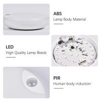 Lámpara De Pared LED Con Sensor De Movimiento Luz Nocturna Ajustable Brillo Para Dormitorio Toiletto Sala De Estar - details 8