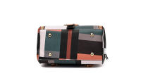 Mochila De Piel PU Pequeña Para Mujer Estilo Retro Cuadros Calidad Superior Viaje Mochila Escuela Bolsa De Hombro Moda - details 23