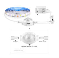 Tira De LED Sensor De Movimiento 1M-5M Luz Nocturna Impermeable Para Armario Cama Cocina Escaleras 12V Sensor De Luz Nocturna Para Dormitorio - details 1