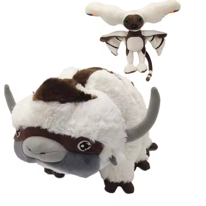 Peluche De 45cm De Anime Avatar El Último Aírbender Appa Juguete De Peluche Suave Para Niños Y Niñas Regalo Ideal Para Fans Del Show - 1
