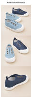 Zapatillas Casuales De Lona Unisex Para Primavera Cómodas Y Antideslizantes Para Exterior Diversos Colores Tallas Para Niños - details 4