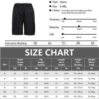Shorts Tácticos Para Hombre Verano Casual Cargo Multibolsillos Cintura Elástica Pantalones De Trabajo Senderismo Loose Fit - details 0