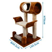 LILI HOME Rascador para Gatitos - Desde Pequeño hasta Grande disponibles en una variedad de modelos y tamaños. Diseñados para satisfacer las necesidades naturales de rascado y juego de los gatos, estos rascadores son tanto funcionales como divertidos. - details 6
