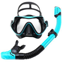 Máscara De Buceo Y Snorkel Profesional Con Vidrio Templado Kit De Snorkel Para Natación Y Entrenamiento Para Adultos Y Jóvenes - details 9
