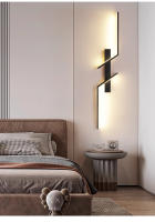 Lámpara De Pared LED Moderna Minimalista Para Dormitorio Y Sala De Estar Luz De Noche Para Cama Y Sofá Fuente De Aluminio Incluye Bombillas Instalación En Pared - details 15
