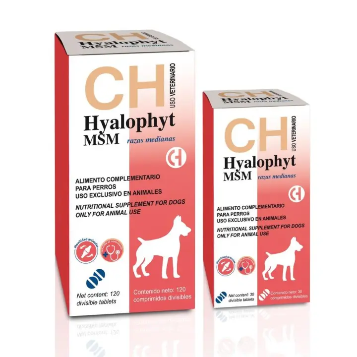 HYALOPHYT MSM RAZAS MEDIANAS (120 comp) Chemicaliberica - 1