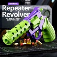 Pistola De Desert Automatica Con Ejection Continua De Cargador Vacío Revólver Juguete De Pistola Sin Batería Para Adolescentes Y Adultos - details 2