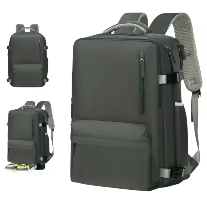 Mochila Viaje Cabina Avion para Vueling, EasyJet, Ryanair 45x32x18 , Mochila Cabina 45x32x18 Maletas De Viaje Cabina Mochilas 45x32x18 Mochila De Viaje Cabina aproximamente de 35L con Orificio De Carga Y Bolsillo Antirrobo.Mochila camping (1688 5188 001) - 1