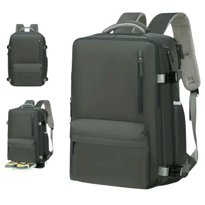 Mochila Viaje Cabina Avion para Vueling, EasyJet, Ryanair 45x32x18 , Mochila Cabina 45x32x18 Maletas De Viaje Cabina Mochilas 45x32x18 Mochila De Viaje Cabina aproximamente de 35L con Orificio De Carga Y Bolsillo Antirrobo.Mochila camping (1688 5188 001) - 1