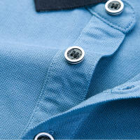 Camisa Polo Casual Para Hombres De Color Sólido Con Bordado Manga Corta Estilo Callejero Nuevo Arribo Moda Streetwear Verano - details 19