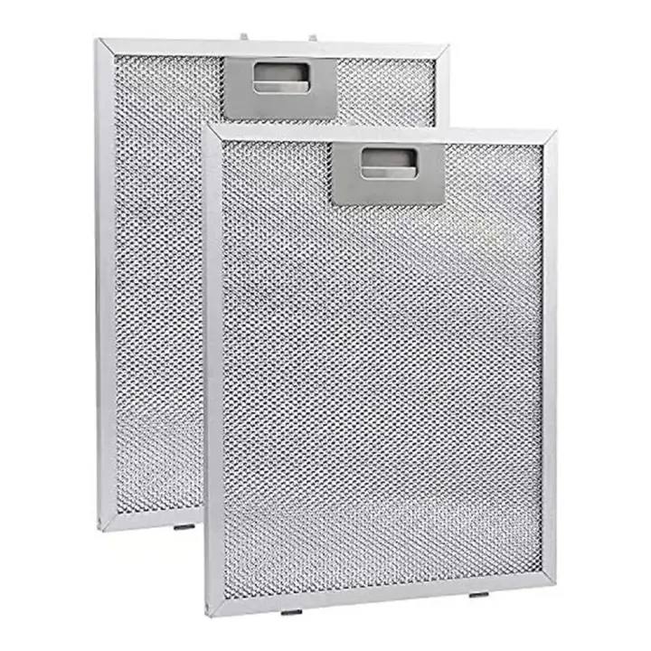 Filtro De Malla Metálica Para Extractor De Cocina Tamaño 350x285x9mm Color Plata Filtro De Aceite Para Aspiradora De Horno - 1