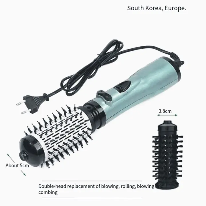 2-in-1 Hot Air Styler And Rotating Hair Dryer For Dry Hair, -Cepillo de Aire Caliente estilizador y secador, Cepillo giratorio para Salón de Belleza en casa, peine giratorio Eléctrico 2 en 1 Para Cabello rizado elegant y VIBRATING - 1
