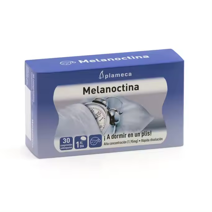MELANOCTINA ¡A DORMIR EN UN PLIS! 30 comprimidos sublinguales Plameca - 1