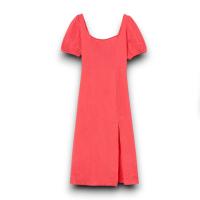 Vestido Tiffosi Jasmine Mujer | Largo Escote Rectangular Manga Corta Elástica | Abertura Espalda Poliéster - details 4