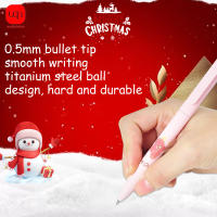 2/5/7PCS Bolígrafo De Gel Rosa 0.5mm Tinta Negra Para Escuela Y Clase Regalo De Navidad Bolígrafo Lindo Para Estudiantes - details 4