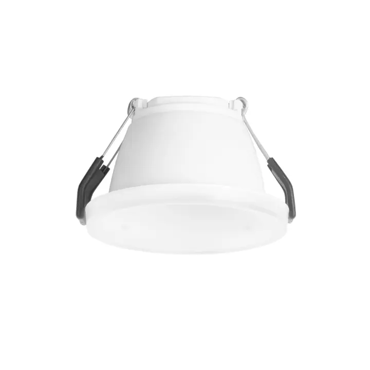 FORLIGHT Mode - Foco LED Empotrable de Techo de 9 |1cm de Diámetro. Downlight Ojo de Buey LED 5.4W Blanco Cálido 3000K. Para Ag - 1