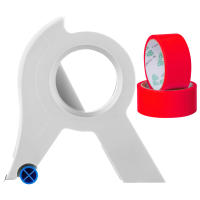 Máquina De Pegatinas De Cinta Fácil Con 2 Rollos De Cinta Aplicador De Cinta Adhesiva Para Pintura De Paredes Y Piso Y Empaquetado APWIKOGER - details 11