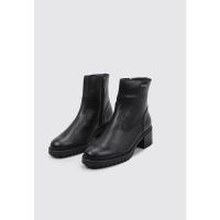 Botín de Cuero Callaghan 33400 Negro Tacón 5 Cm - details 0