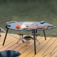 Sartén De Barbacoa Coreana Multiusos Antiadherente Para Panqueques Redondos Viajes Camping Fritura Plancha Herramienta De Barbacoa Para El Hogar - details 8
