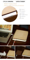 Lámpara De Mesa Portátil LED 3D Plegable Con Luz Nocturna De 7 Colores Recargable Por USB Madera Magnética Para Regalo De Navidad Y Fiestas Decoración - details 11