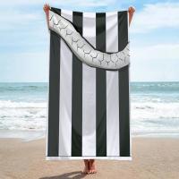 Toalla De Baño Demon Slayer Anime Absorbente Y Secado Rápido Algodón Puro Estilo De Playa Tamaño Rectangular Para Deporte Y Viaje - details 9
