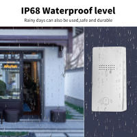Timbre De Puerta Inalámbrico Exterior Impermeable Sin Batería Requiere Energía Auto-Desarrollada Juego De Timbres Para Hogar - details 6