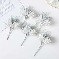Artesanales Flores Artificiales Para Decoración De Hogar Boda Navidad Guirnalda Accesorios De Novia Descuento Scrapbooking Fondo De Pared Plantas Falsas - details 2