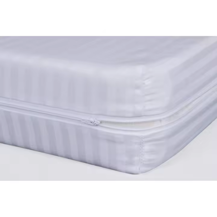 Funda de colchón para cama -Cutí - Con Cremallera en L - Algodón - cama de 150 - 135 - 105 - 90 - funda protectora adaptable - 1