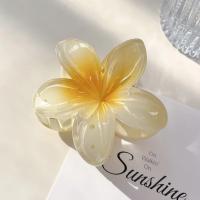 Pinza Para El Cabello De Acrílico Grande Con Diseño De Flor Gradient Para Mujeres Accesorio De Moda De Barretta Estilo Caracol Decorativo Para Fiestas Y Uso Diario - details 10