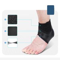 Vendaje elástico para tobillo, ajustable y transpirable, para protección deportiva contra esguinces y lesiones, funda para el talón (textura de panal, XL, 2 unidades) - details 1
