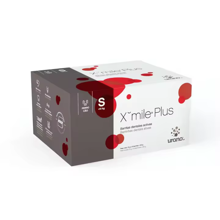 X-mile Plus Barritas dentales 15 barritas talla S complemento efectivo en la rutina de higiene bucal de los perros Urano - 1