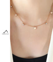 Collar con colgante de moneda y lentejuelas para mujer y niña, cadena, joyería con dijes dorados, trajes de playa, novedad,collares de cadenas delicados para mujer, gargantillas con dijes de corazón, collar de cadena de acero inoxidable apilable simple - details 7