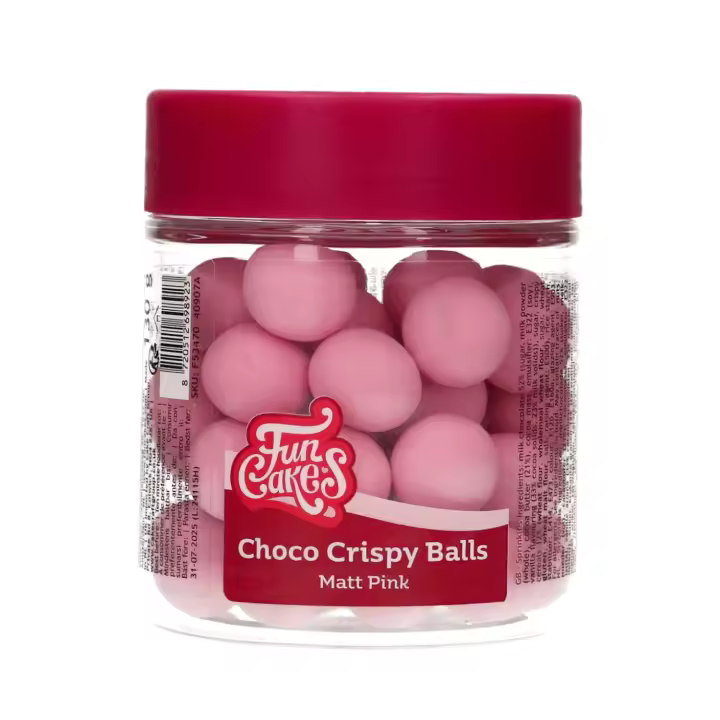 Bolas Crujientes De Chocolate Funcakes - Matt Pink (130 G) - 1