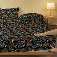 Sábana Ajustable De Tela Mate Con Diseño Cartoon Divertido Para Cama Sin Incluir Fundas De Almohada Material De Poliéster 100% - details 3
