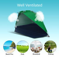 Carpa Ultraligera Para 2 Personas Protección UV Para Playa Pesca Picnic Parque Verano Sombra Refugio Carpa De Exterior - details 10