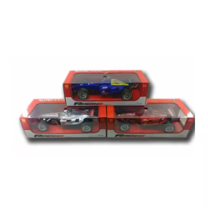 COCHE F1 40 CM FRICCION  LUZ Y SONIDO SURTIDOS 1 UNIDAD DE PANRITOS - 1