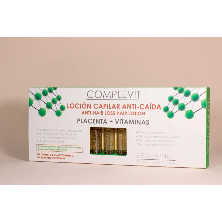 Verdimill  Ampollas Anticaída del pelo Tratamiento de Mantenimiento (10 ampollas de 10ml) - 1