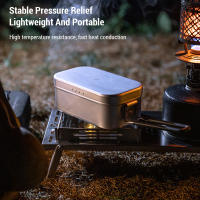 Caja De Almuerzo Campingmoon Plegable De Aluminio 650ml / 1300ml Con Mango Para Camping Picnic Contenedor Bento De Acampar - details 8