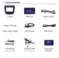 Junsun Radio Coche para Honda Accord 7 2003 2004 2005 2006 2007 2008 Inalámbrico CarPlay Android Auto AI Voice 2 din Pantalla Coche Android Auto Multimedia Navegación GPS Auto radio - details 25